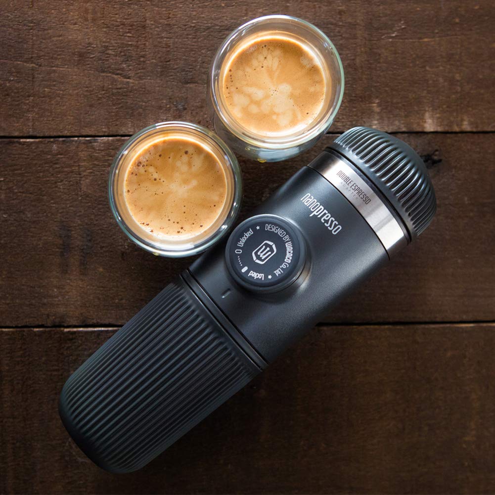 WACACO Nanopresso Barista Kit, accesorio para la máquina de café espresso portátil Nanopresso. Doble Espresso, Lungo