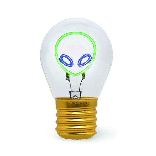 Lámpara bombilla “Alien” – Luz extraterrestre para tu escritorio