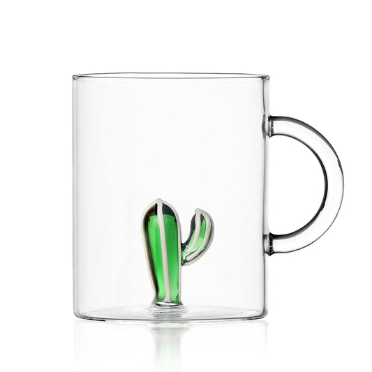 Taza con cactus verde – Sabor fresco y espinoso