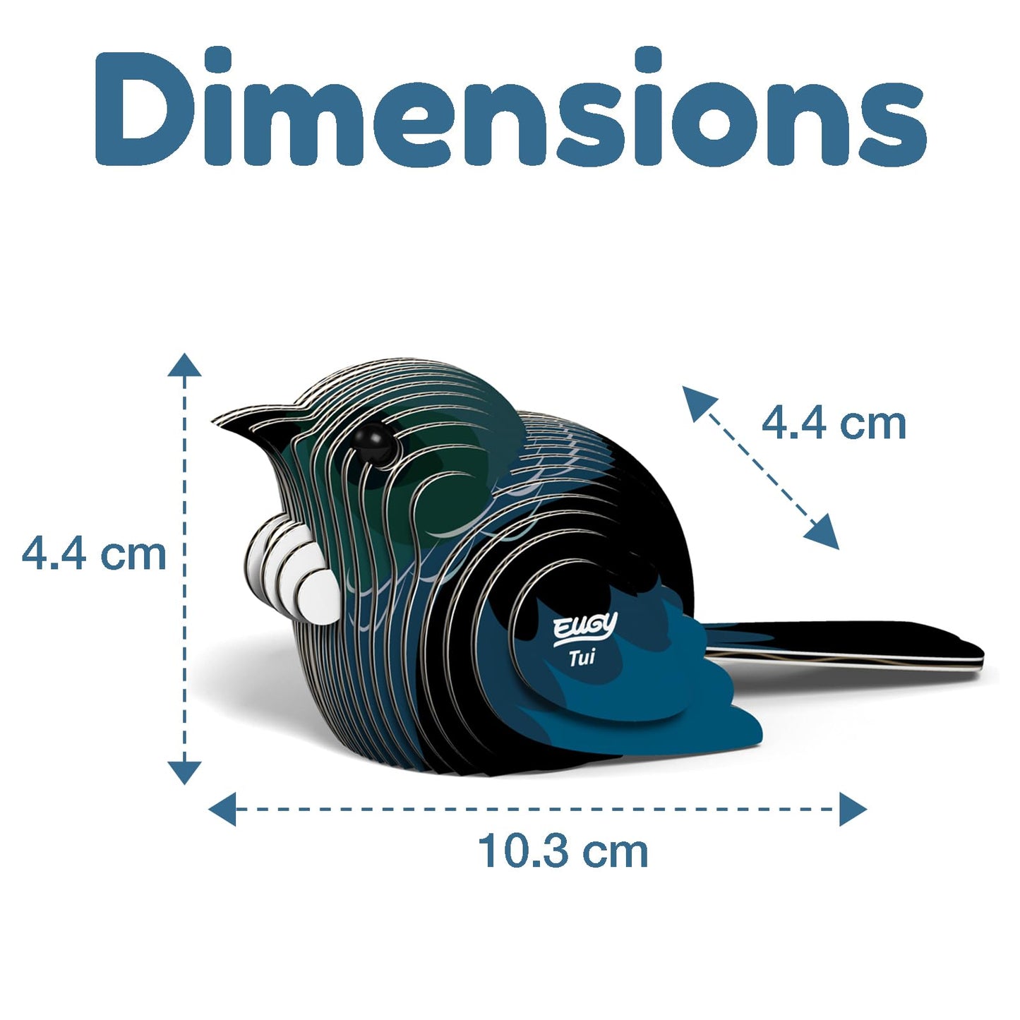 Puzzle 3D Tui – El pájaro cantor de cartón