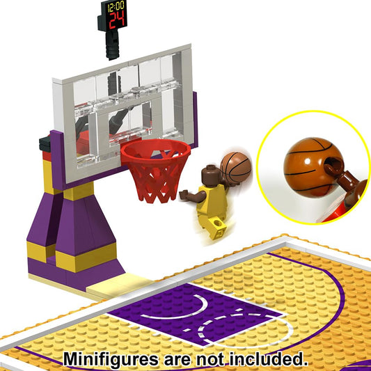 Mini Basket Pro – Cancha y lanzador compatibles con LEGO
