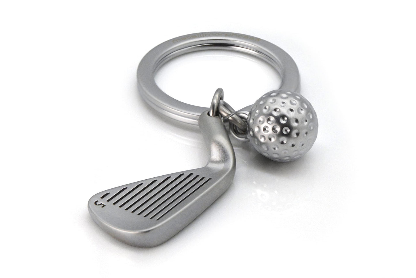 O meta[l]morphose METALMORPHOSE MTM929-01 - Llavero club y pelota de golf, gris, 32