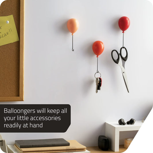 Balloongers – Ganchos para llaves con forma de globo