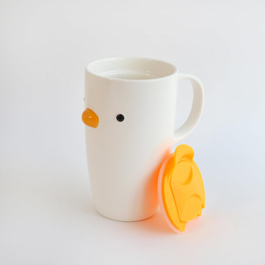 Taza pato – Café con forma divertida y pico incluido