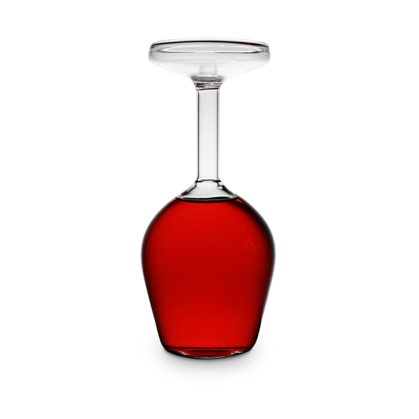 Vaso de vino invertido – Bebe al revés y rompe las reglas