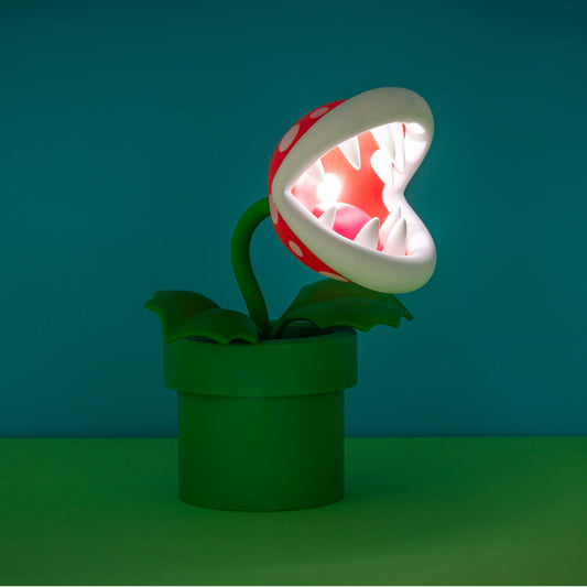 Lámpara Planta Piraña – La trampa más luminosa de Mario