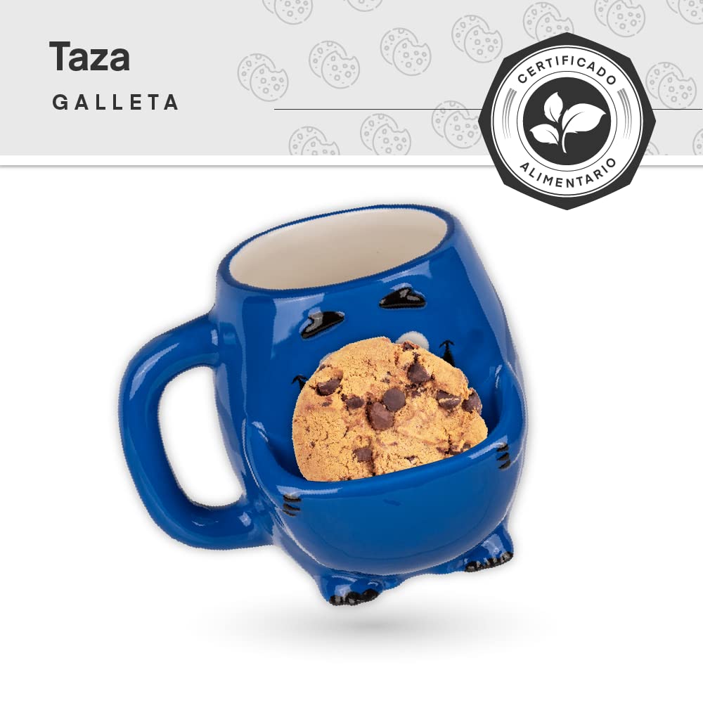 Tazas graciosas con frase Tazas originales para regalar Regalos originales para hombre y mujer Caja regalo cumpleaños Amigo invisible (Taza Galleta)