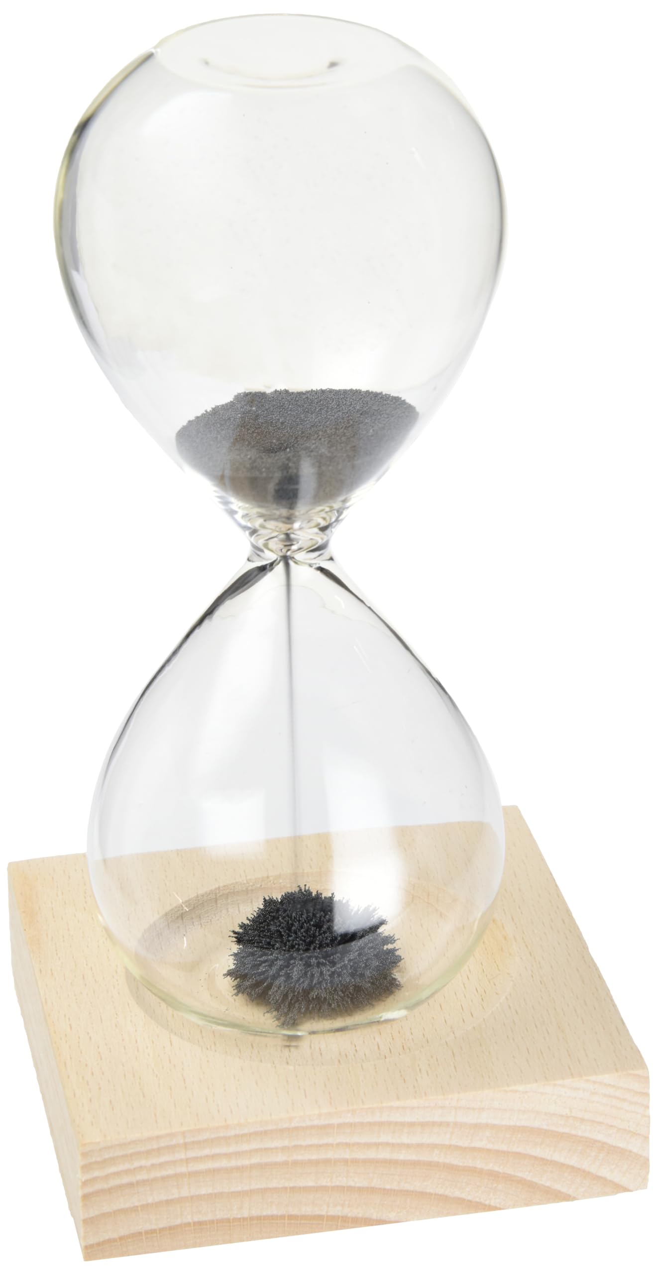 Reloj de arena magnética – Tiempo que forma arte