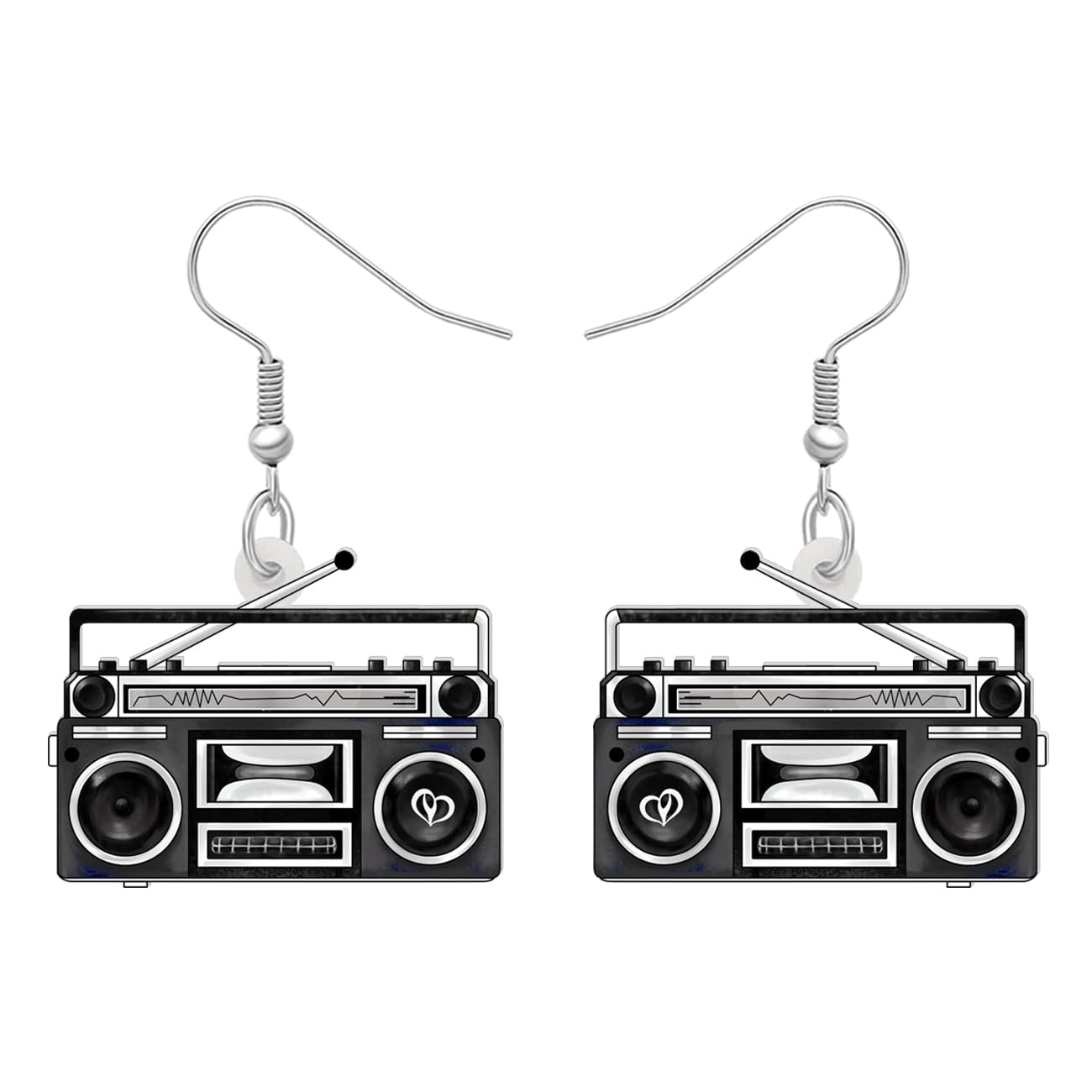 Pendientes Radio Vintage – Sintoniza la nostalgia de los 80