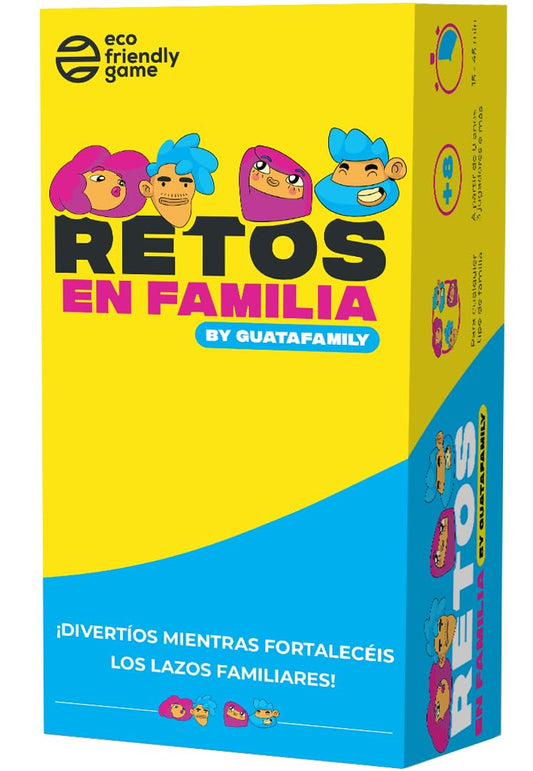 RETOS EN Familia-GUATAFAMILY- Juegos de Mesa - Momentos únicos para unir Familia - Niños, Niñas, Adultos - Fiestas, Navidad, Reuniones y Toda ocasión