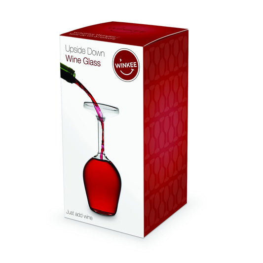 Vaso de vino invertido – Bebe al revés y rompe las reglas