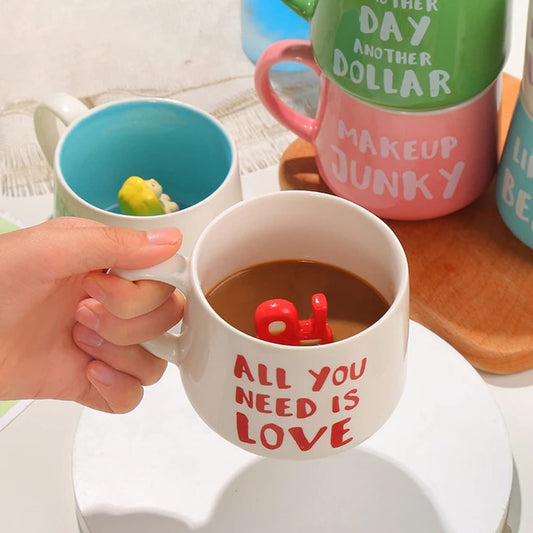 Taza con llama 3D – No prob-llama para tu café