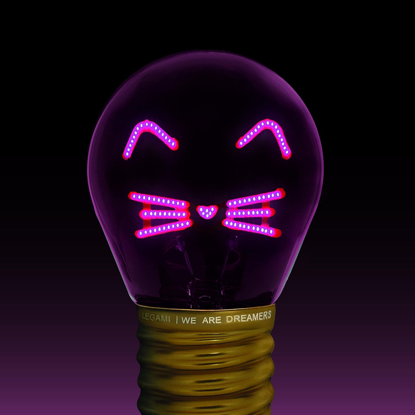 Lámpara bombilla “Kitty” – Luz adorable para un rincón muy gatuno