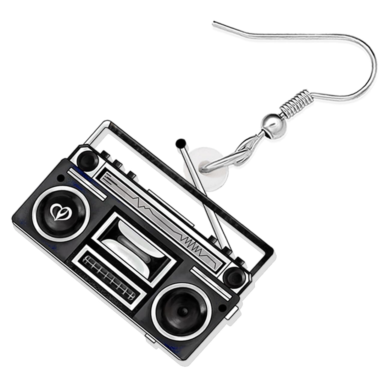 Pendientes Radio Vintage – Sintoniza la nostalgia de los 80