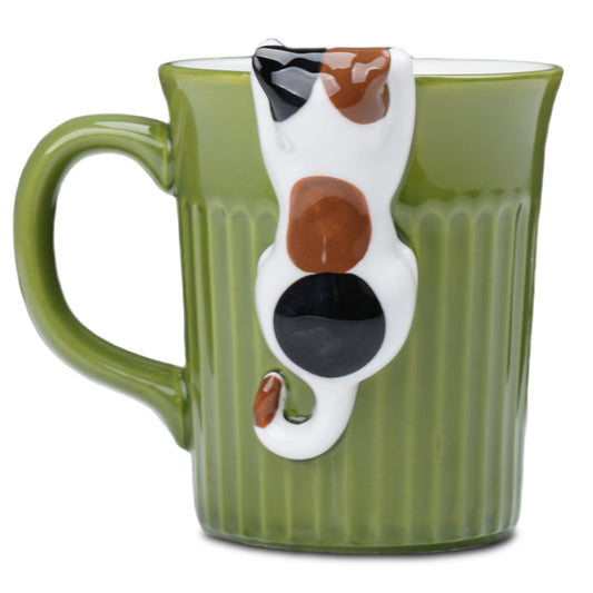 Taza gato espiando – ¡Mira quién se coló en tu taza!