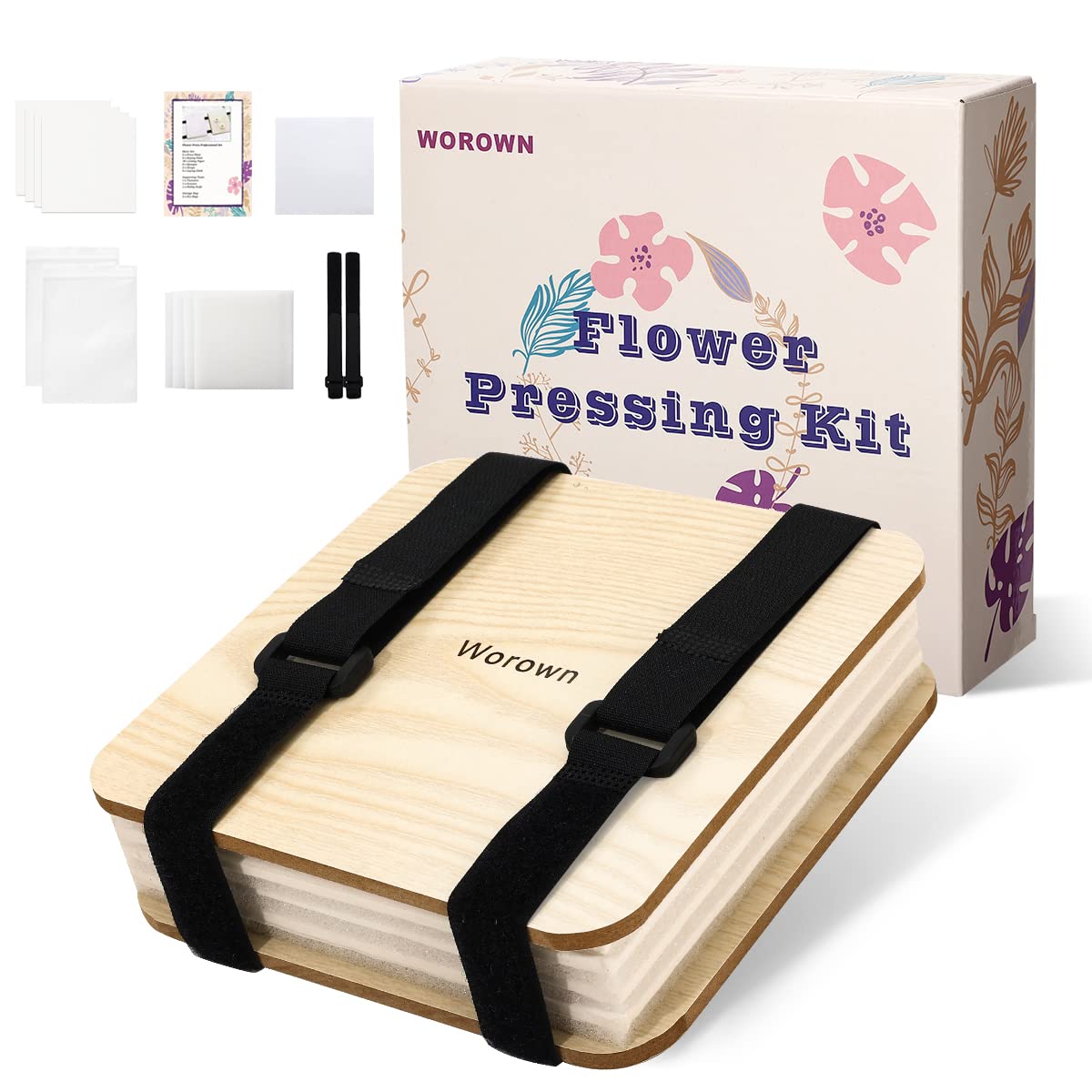 Kit prensa de flores – Conserva pétalos con arte