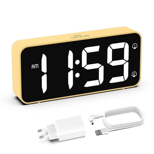 Despertador LED – Minimalismo con luz, hora y temperatura