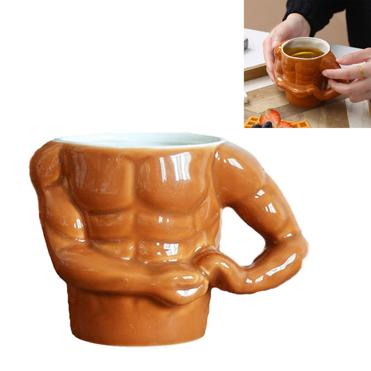 Taza musculosa – Café con cuerpo, literal