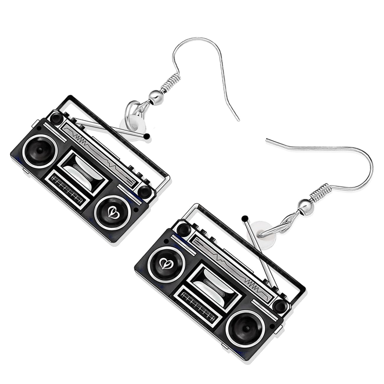 Pendientes Radio Vintage – Sintoniza la nostalgia de los 80