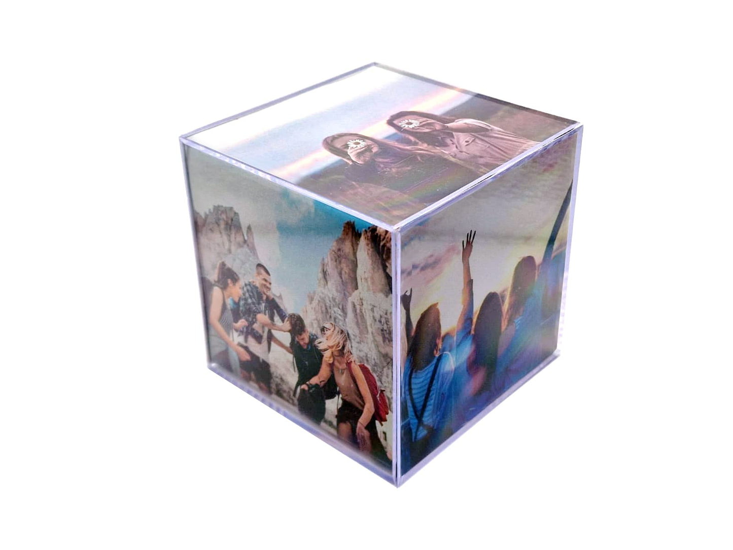 LolaPix Marcos de fotos múltiples. Cubo de fotos. Marcos de fotos originales. Regalos personalizados con foto. CUBO PORTAFOTOS