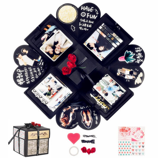 Caja explosiva – Sorpresa con fotos y espacio para regalo