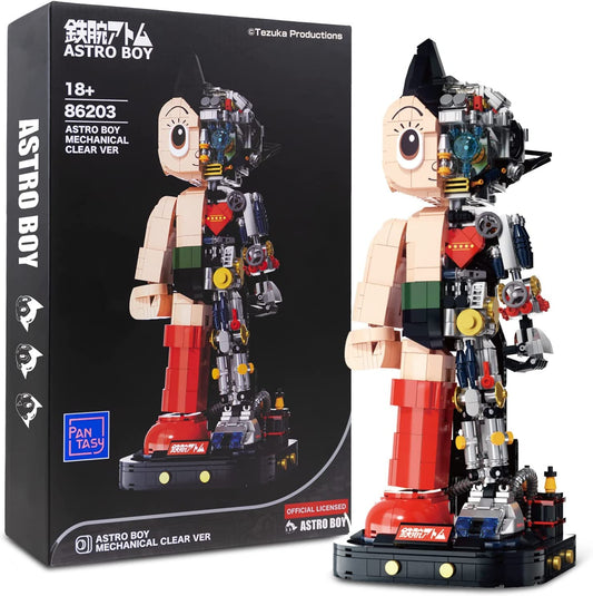 BRICKKK Pantasy Astro Boy Kit de construcción de Bloques de construcción para Adultos,Creativo,Modelo Coleccionable para el hogar o la Oficina,Regalo de cumpleaños para Adolescentes (1258 Piezas)