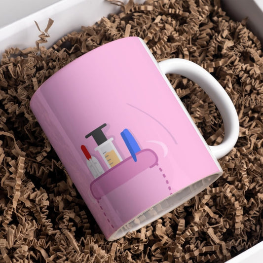 Taza enfermera personalizada – Turnos duros, cafés bien merecidos
