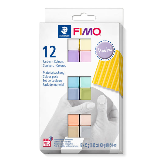 Pack Arcilla FIMO Soft Pastel – 12 Colores para Crear sin Límites