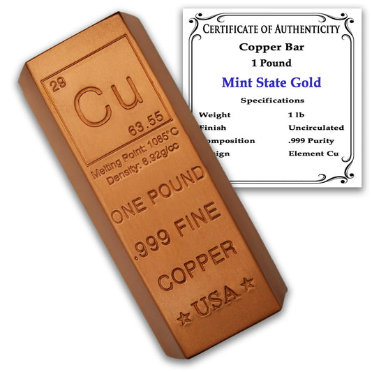 Pisapapeles lingote – Cobre puro 99,9%