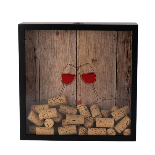 Caja para corchos de vino – Recuerdos que saben a brindis