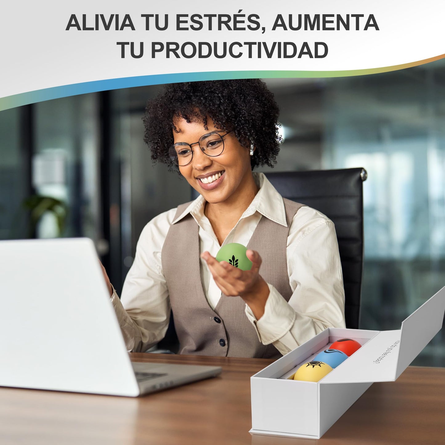 Keep calm – 4 pelotas antiestrés de distintos niveles