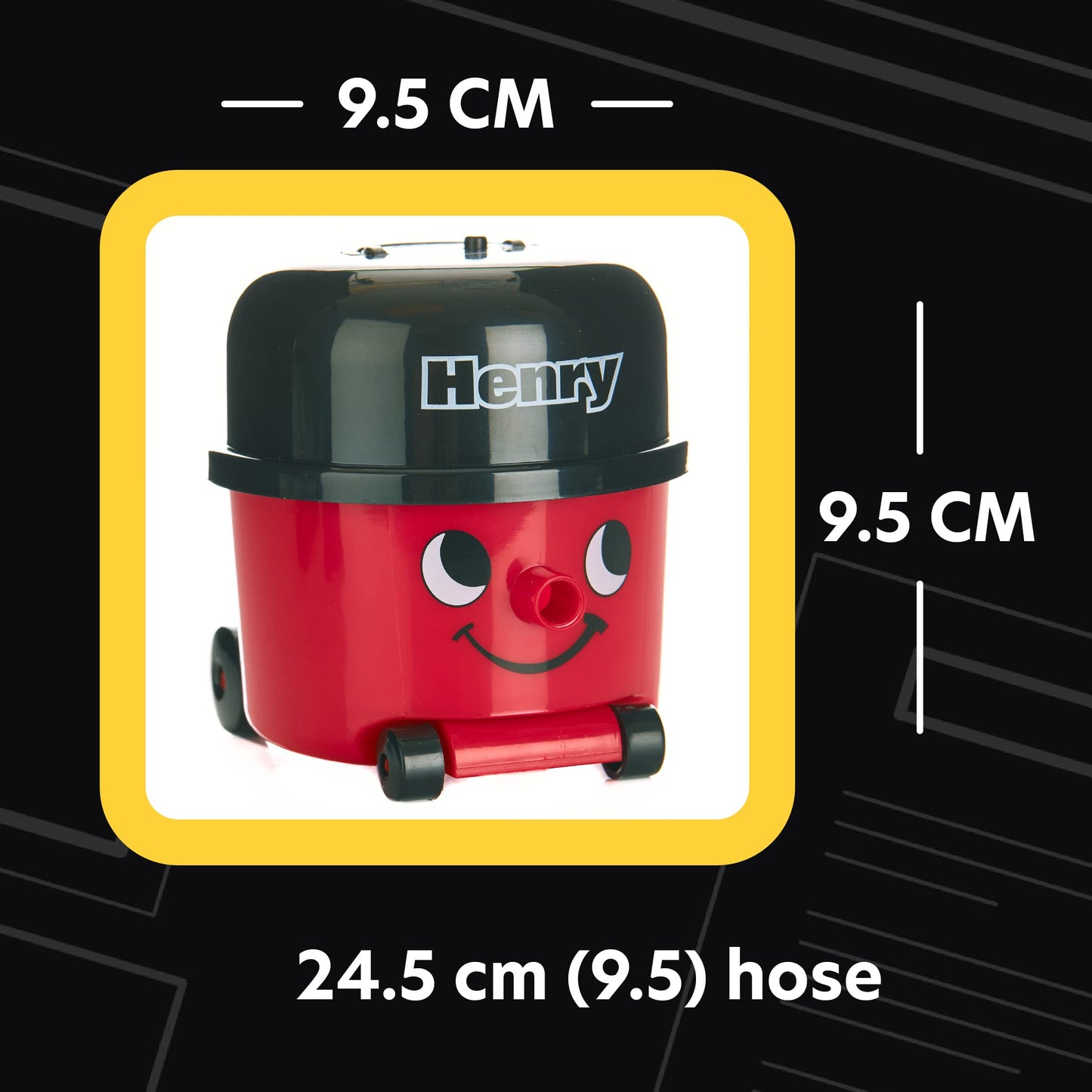 Paladone Mini Aspiradora Henry Hoover - Limpiador Portátil de Escritorio, Regalo Divertido