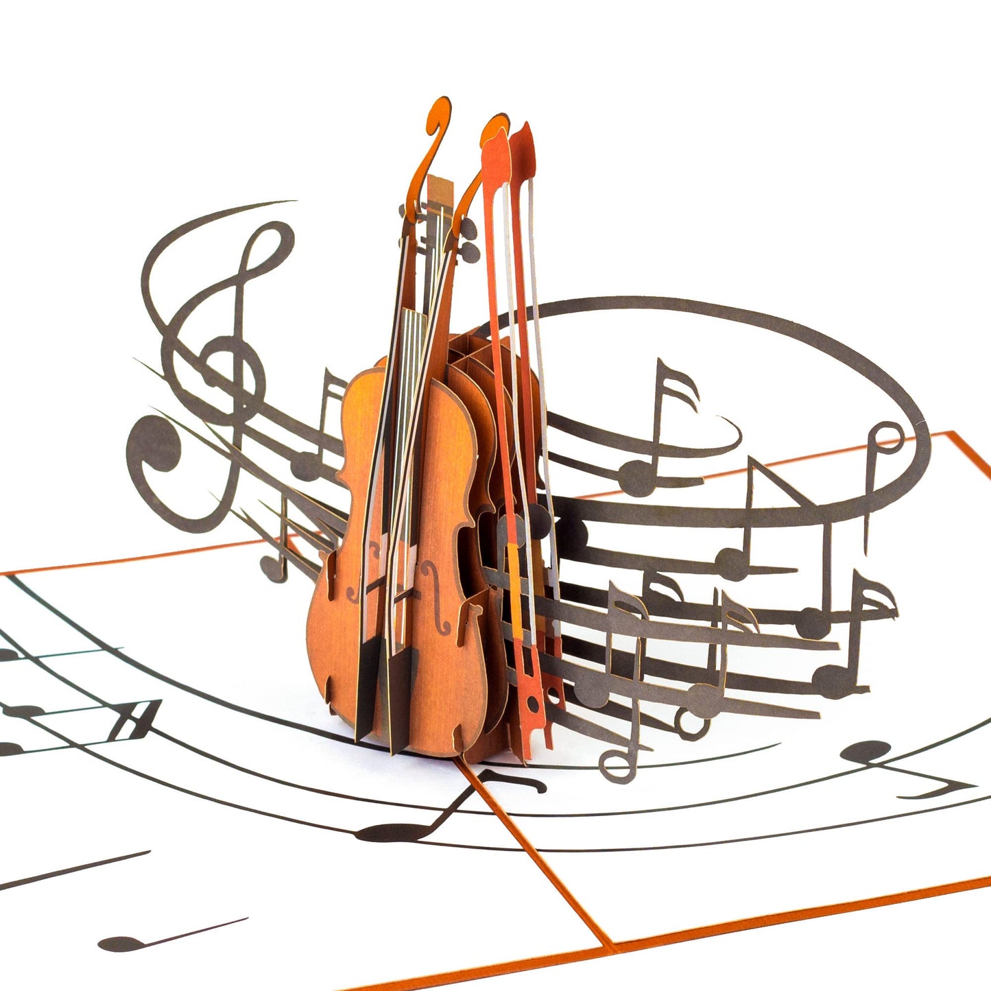 Tarjeta pop-up instrumentos – Un acorde de emoción en papel