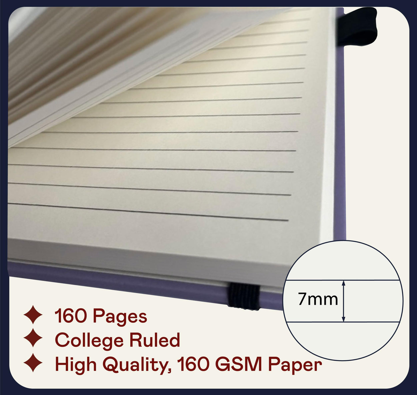 Libreta Elena Essex Perros Malva – Papel grueso y lujo canino