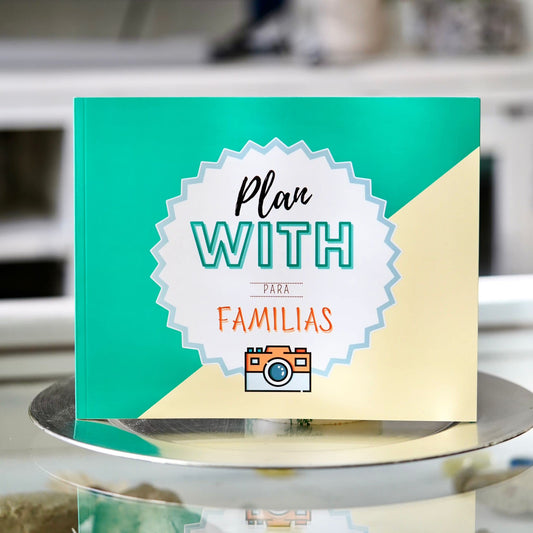 PLAN WITH - Libro de Planes en Familia para Rascar. Regalo Original para Padres, Hijos, Aniversarios, Cumpleaños. Álbum de Aventuras para Pegar Fotos. 50 Planes únicos.