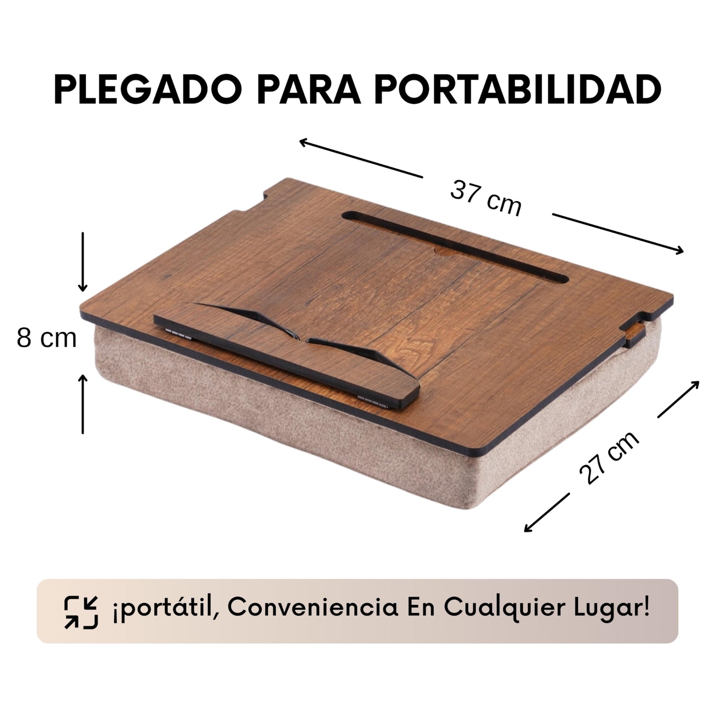 Soporte libros de madera – Lectura en ángulo perfecto