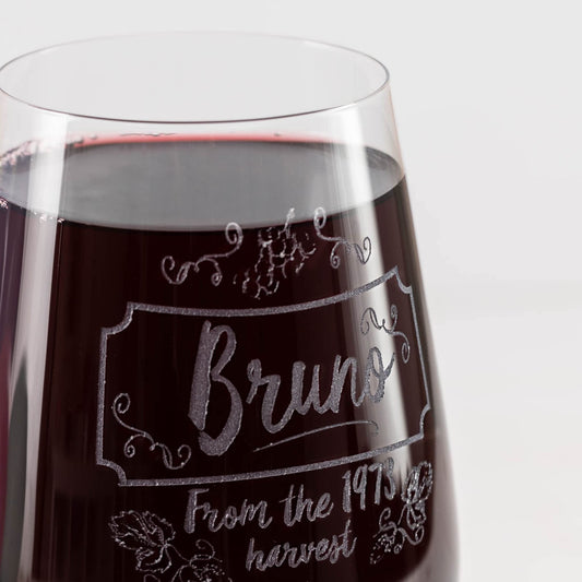 Wanapix | Copa de Vino Personalizada | Regalo Día de la Madre | Nombre o Texto Personalizado mediante Grabado | Copa de Cristal | Detalle Original | Mamá eres genial