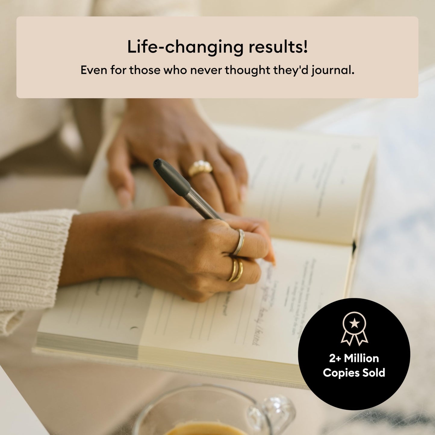 Intelligent Change: The Five Minute Journal - Original Daily Gratitude Journal for Happiness, Mindfulness, and Reflection - Daily Affirmations with Simple Guided Format - Undated Life Planner