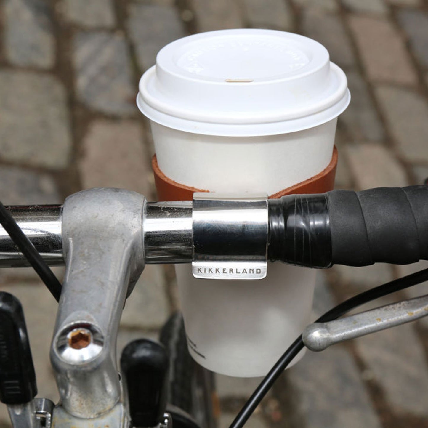 Soporte Café Bicicleta Kikkerland – Tu Coffe-to-Go sobre Ruedas