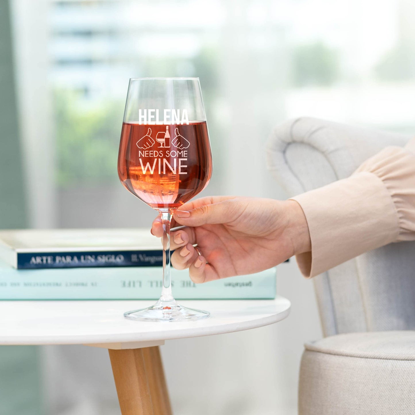 Wanapix | Copa de Vino Personalizada | Regalo Día de la Madre | Nombre o Texto Personalizado mediante Grabado | Copa de Cristal | Detalle Original | Mamá eres genial