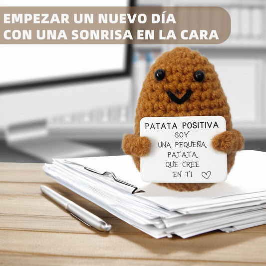 Patata positiva – Mensajes felices en una patata