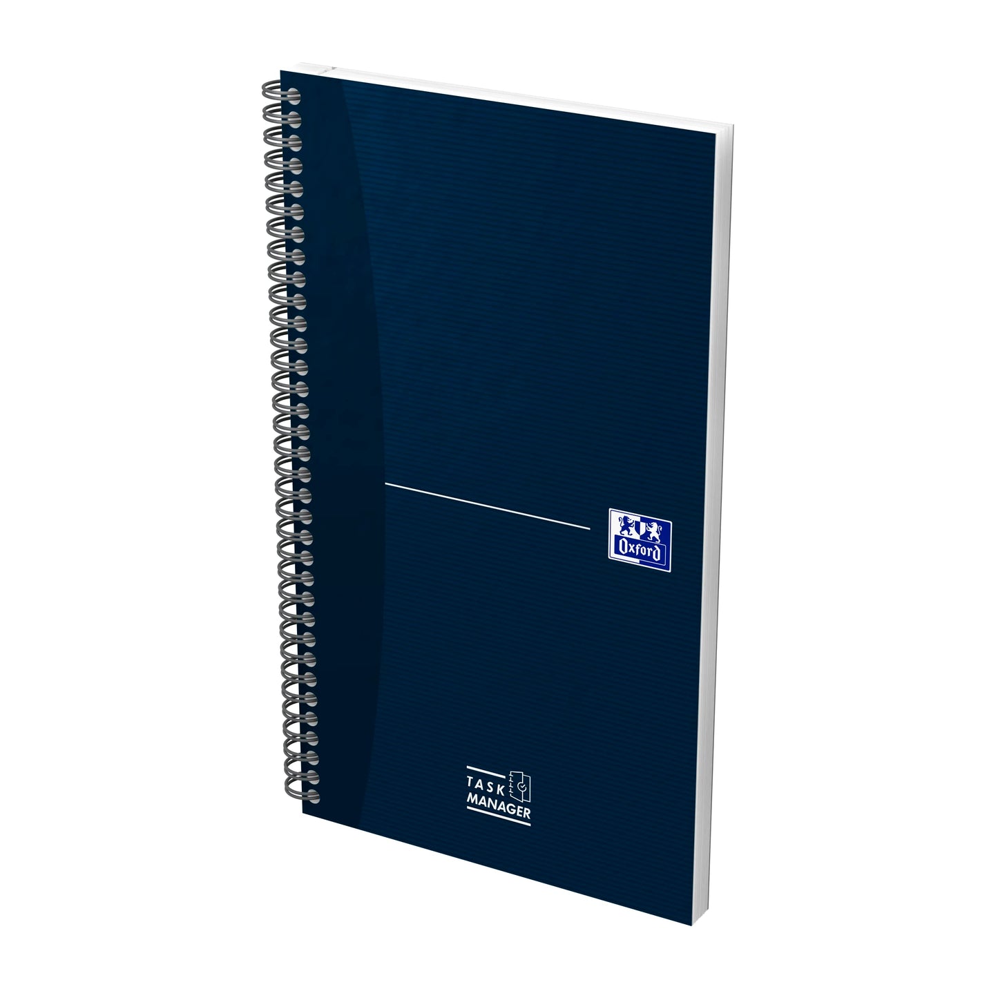 Oxford Cuaderno de lista de tareas, encuadernado en espiral, 230 páginas, azul, paquete de 1