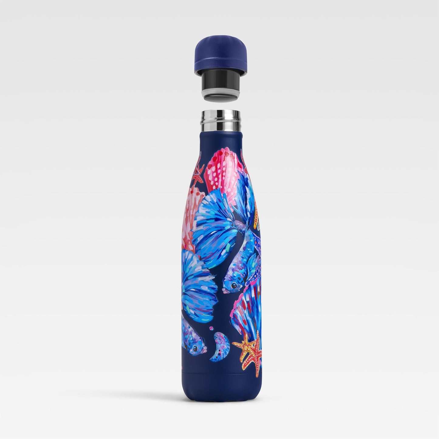 Chilly's Botella de Aqua - Acero Inoxidable y Reutilizable - Prueba de Fugas, Libre de transpiración - Reef, 500ml