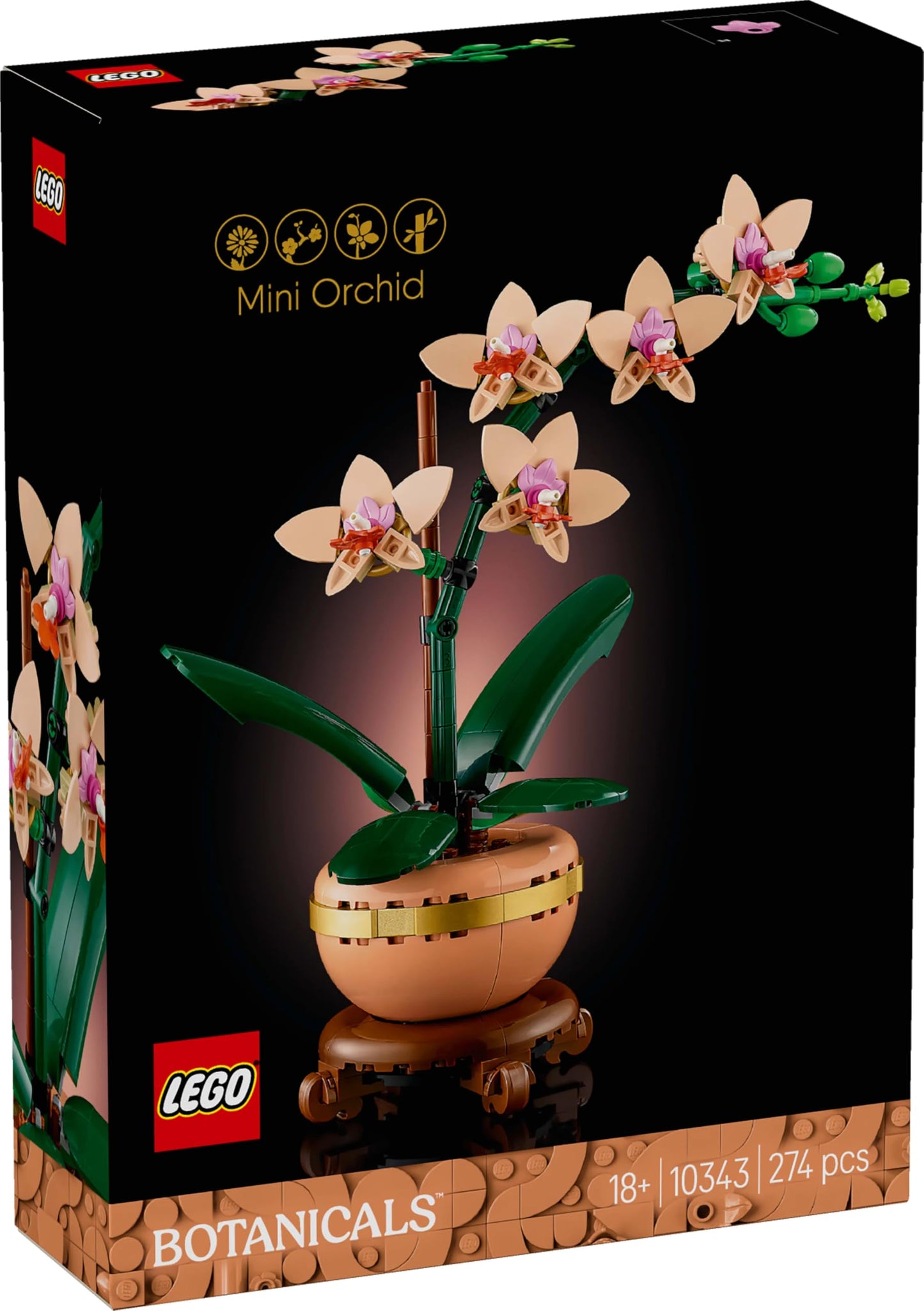 Miniorquídea LEGO Botanical – Una flor eterna para montar y regalar