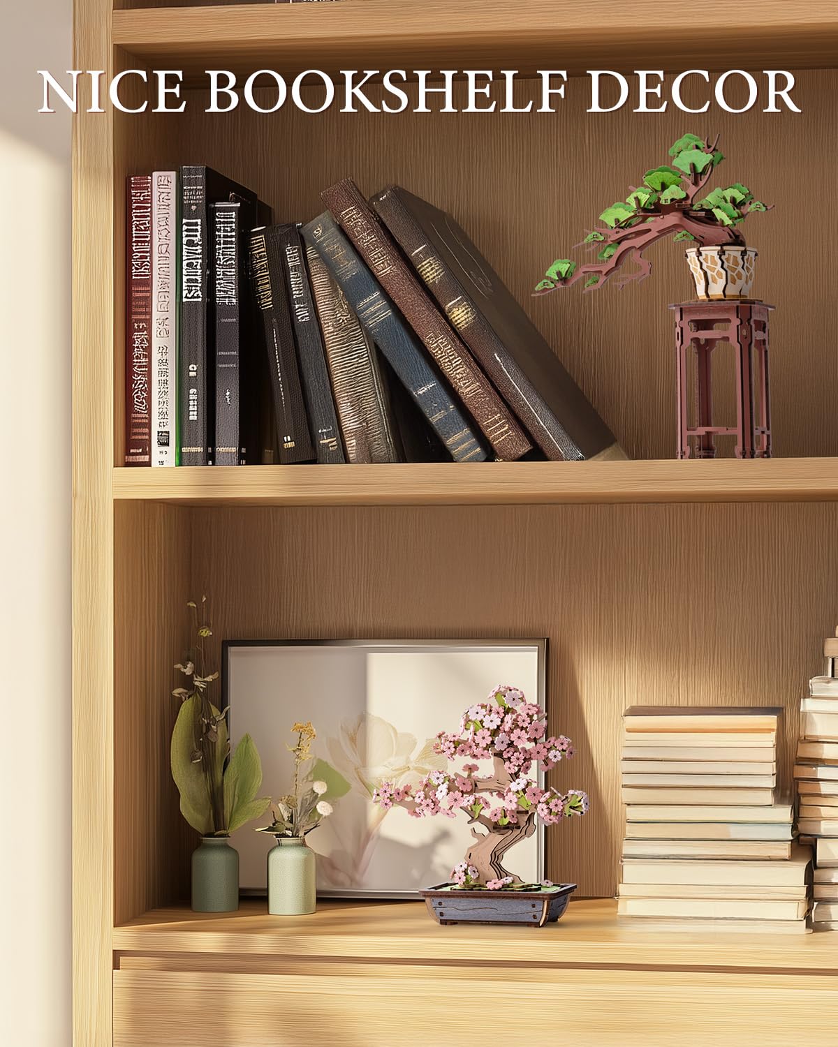 Puzzle 3D Bonsái Sakura – Jardinería Zen sin Tijeras