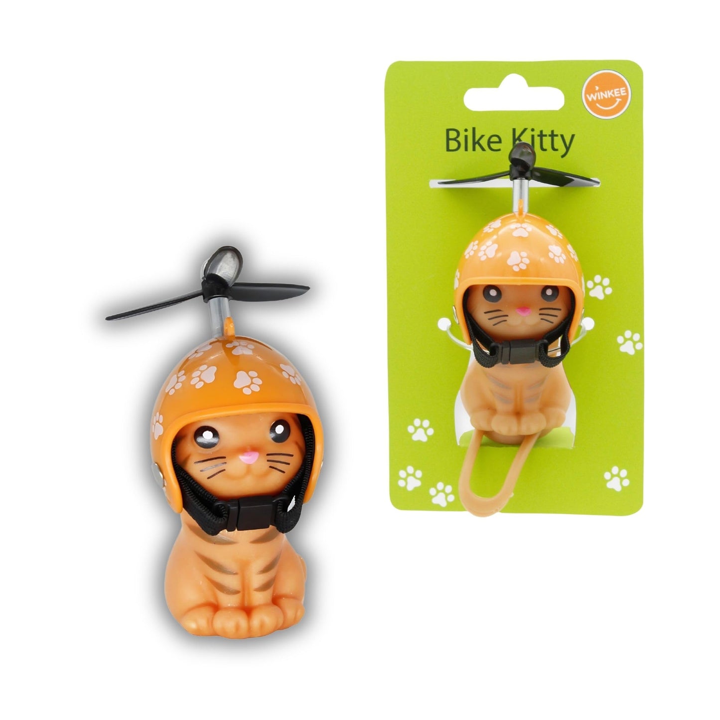 Gato con hélice para bici – El copiloto más maullador
