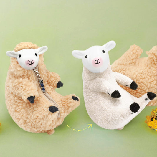 Peluche oveja desmontable – Una caricia que muda de lana