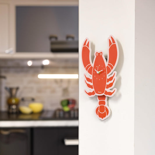 Reloj langosta – El marisco más puntual de tu pared