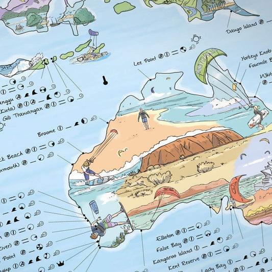 Mapa kitesurf – Todos los spots para surfear el viento