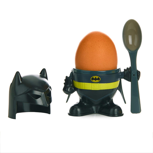 Batman Breakfast Set – Huevera + cuchara + capa de superhéroe